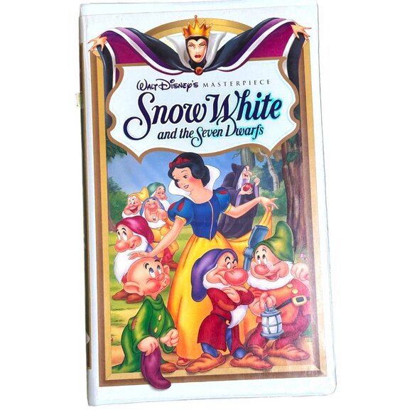 Vintage Walt Disney's Masterpiece Snow White and the 7 Dwarfs VHS 1994 VGUC  CLA - Picture 1 of 5